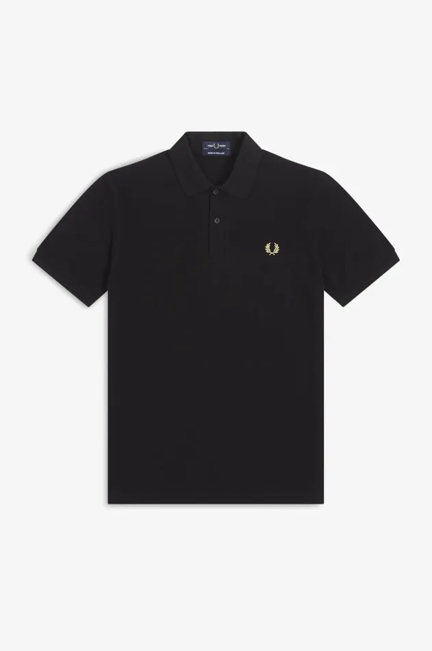 Men Polo Shirts Fred Perry M3 Blackchampagne