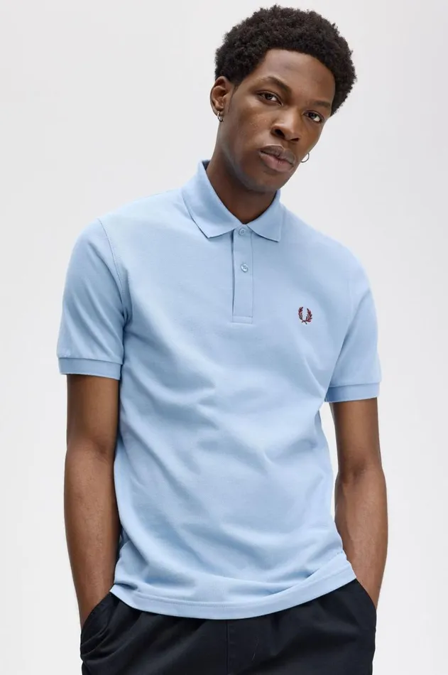 Men Polo Shirts Fred Perry M3 Skyoxblood