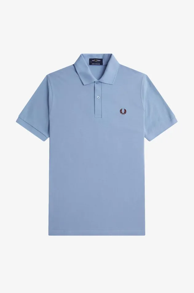 Men Polo Shirts Fred Perry M3 Skyoxblood