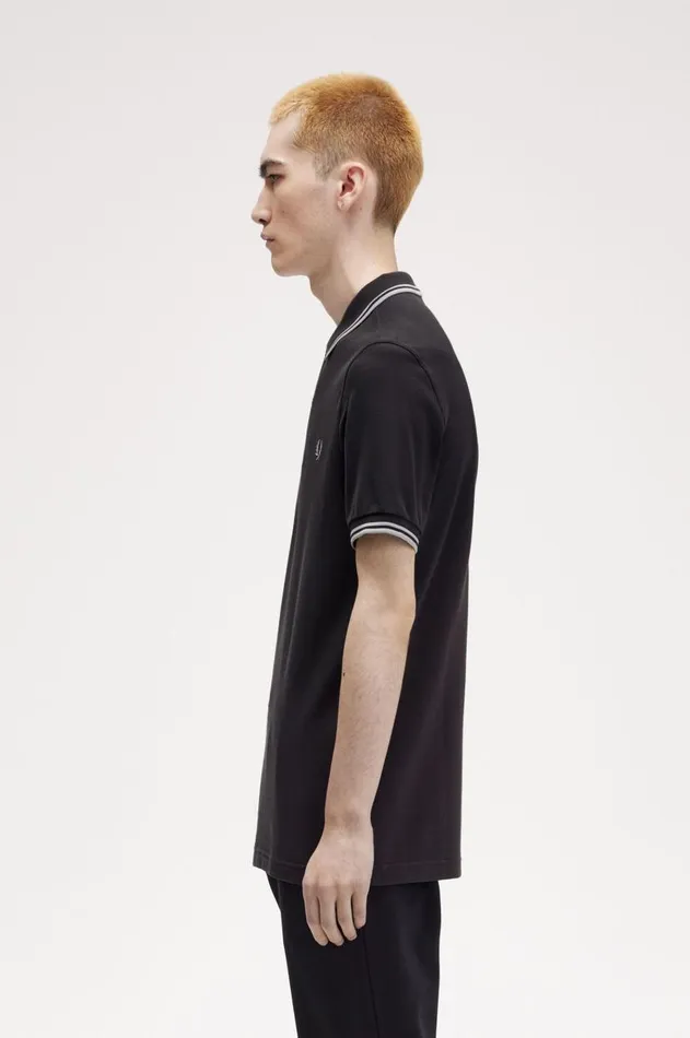 Men Polo Shirts Fred Perry M3600 Anchor Greylimestonelimestone