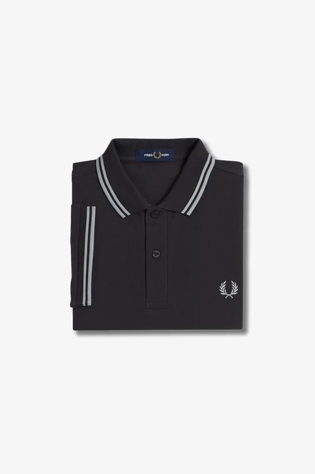 Men Polo Shirts Fred Perry M3600 Anchor Greylimestonelimestone