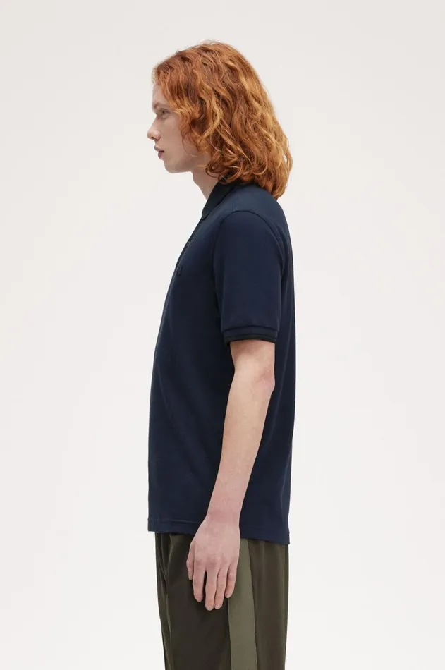 Men Polo Shirts Fred Perry M3600 Dark Carbonblackblack