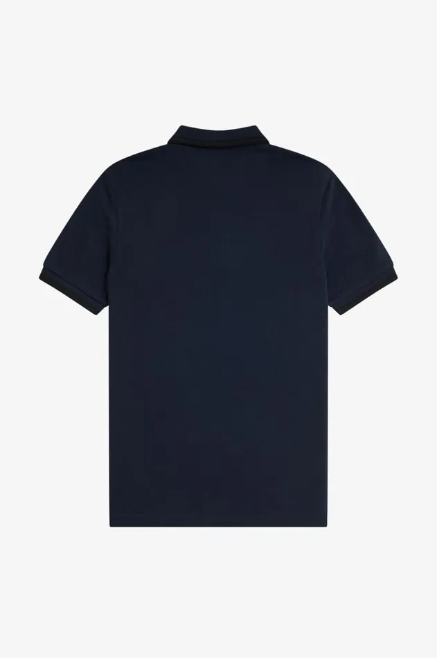 Men Polo Shirts Fred Perry M3600 Dark Carbonblackblack