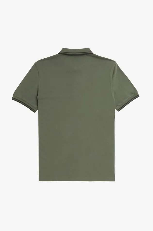 Men Polo Shirts Fred Perry M3600 Laurel Wreath Greennight Greennight Green