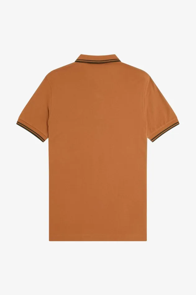 Men Polo Shirts Fred Perry M3600 Marmaladeblackblack