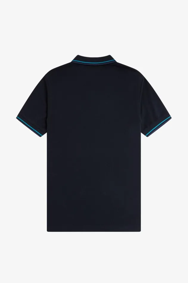 Men Polo Shirts Fred Perry M3600 Navyoceandark Carbon