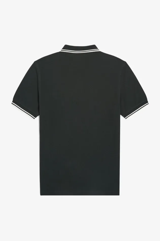 Men Polo Shirts Fred Perry M3600 Night Greensnow Whitesnow White