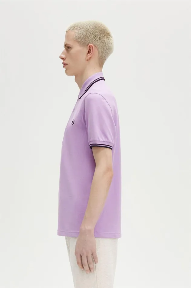 Men Polo Shirts Fred Perry M3600 Ultra Violetnavynavy