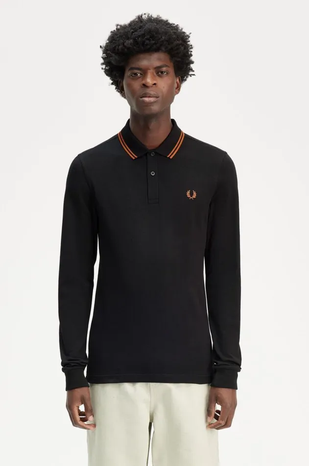 Men Polo Shirts Fred Perry M3636 Blackmarmalademarmalade