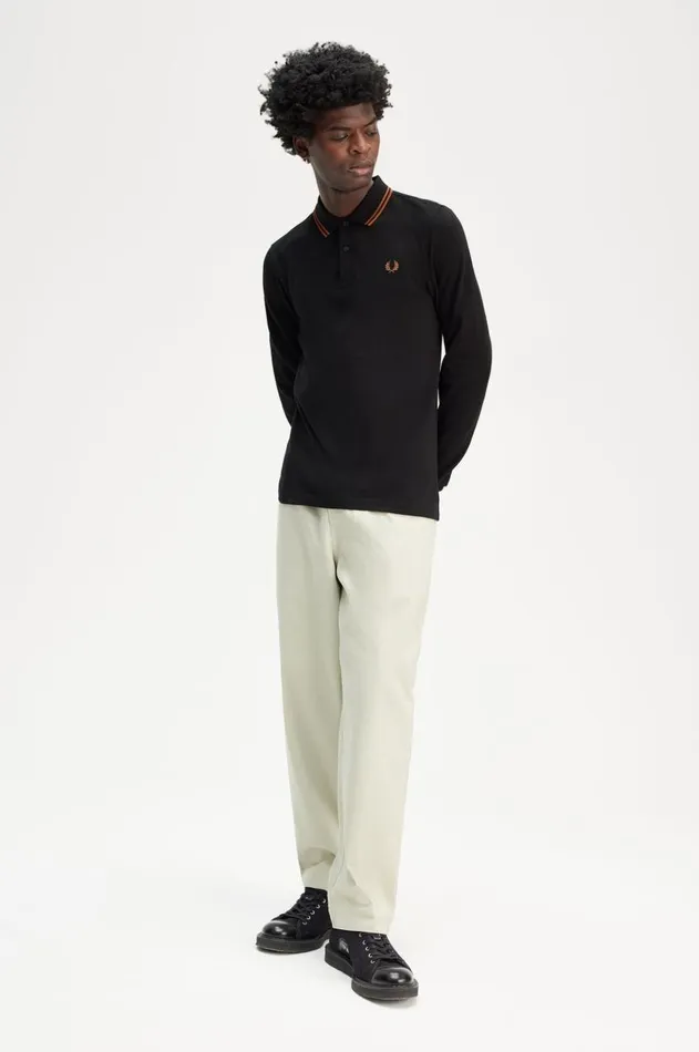 Men Polo Shirts Fred Perry M3636 Blackmarmalademarmalade