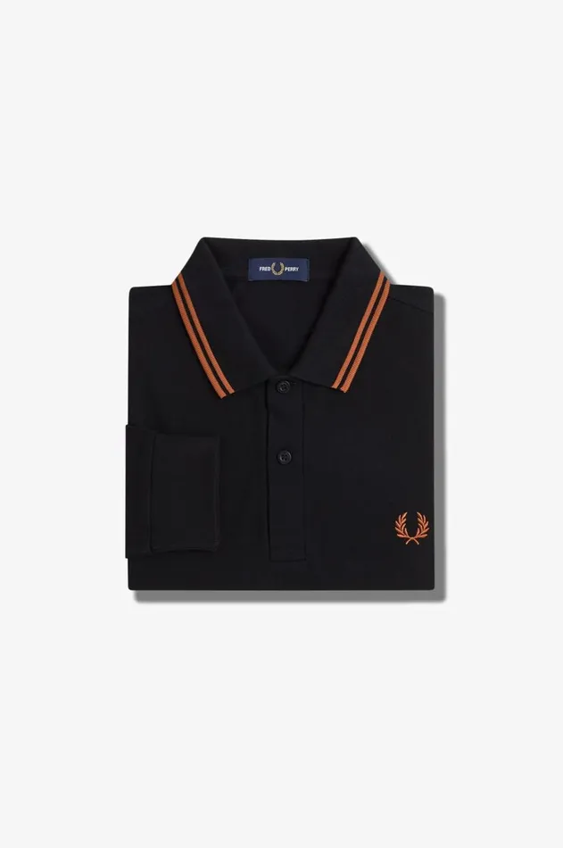 Men Polo Shirts Fred Perry M3636 Blackmarmalademarmalade