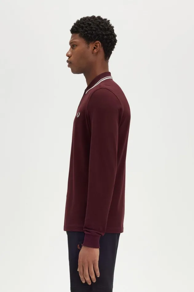 Men Polo Shirts Fred Perry M3636 Oxbloodecruecru