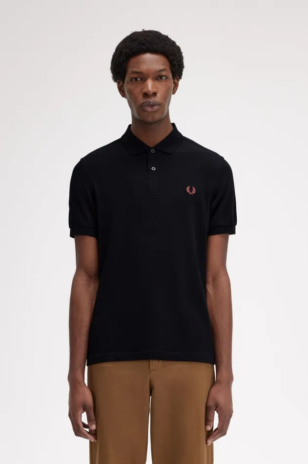 Men Polo Shirts Fred Perry M6000 Blackwhisky Brown