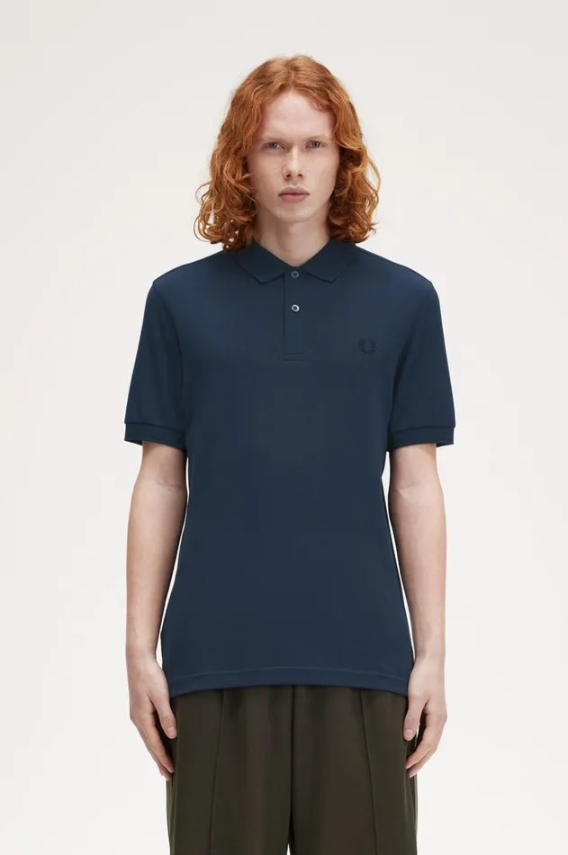 Men Polo Shirts Fred Perry M6000 Dark Carbonblack