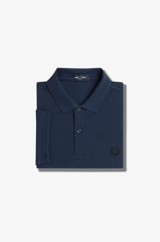 Men Polo Shirts Fred Perry M6000 Dark Carbonblack