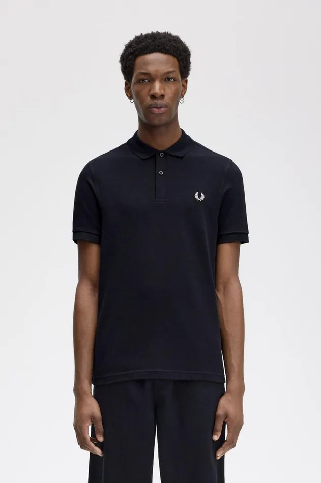 Men Polo Shirts Fred Perry M6000 Navysnow White