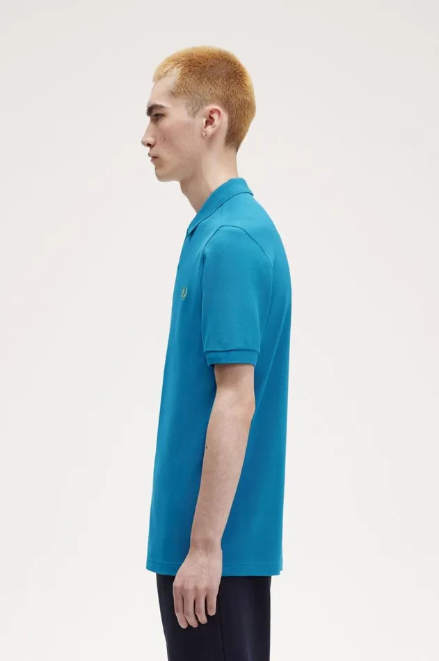 Men Polo Shirts Fred Perry M6000 Runaway Bay Oceanhoneycomb