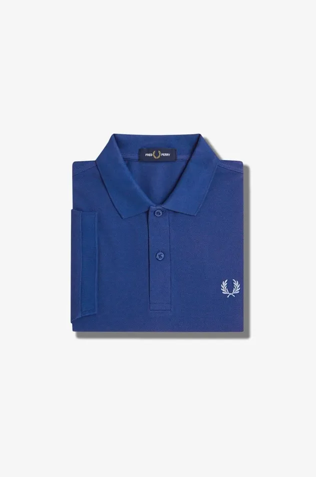 Men Polo Shirts Fred Perry M6000 Shaded Cobaltligth Smoke