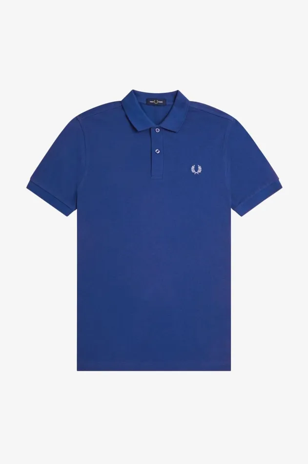 Men Polo Shirts Fred Perry M6000 Shaded Cobaltligth Smoke