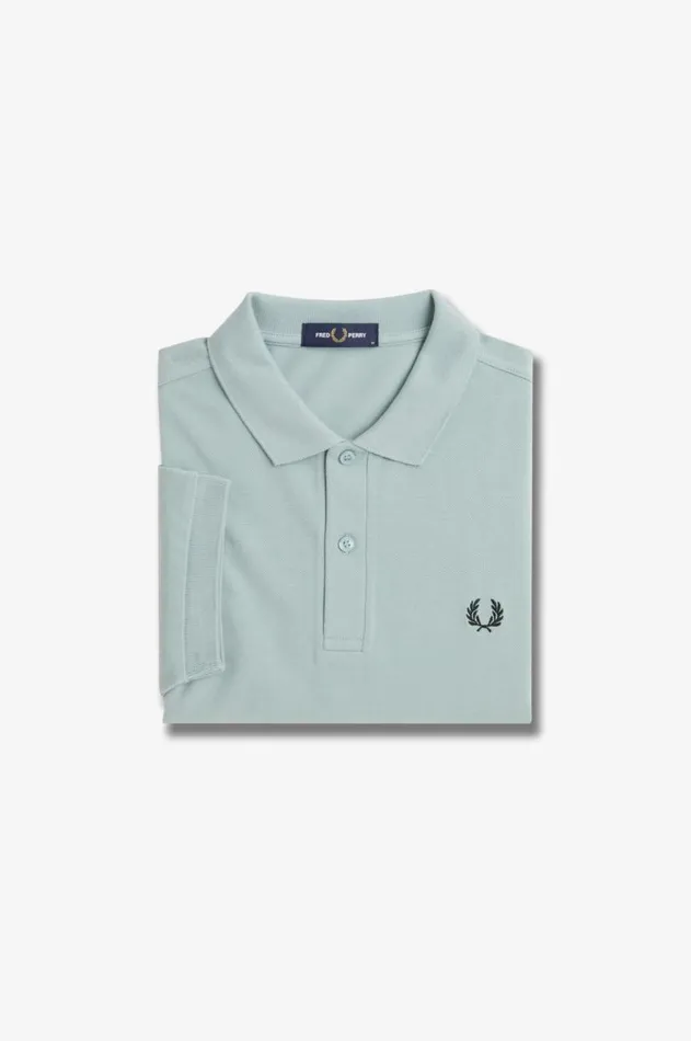 Men Polo Shirts Fred Perry M6000 Silver Blueblack