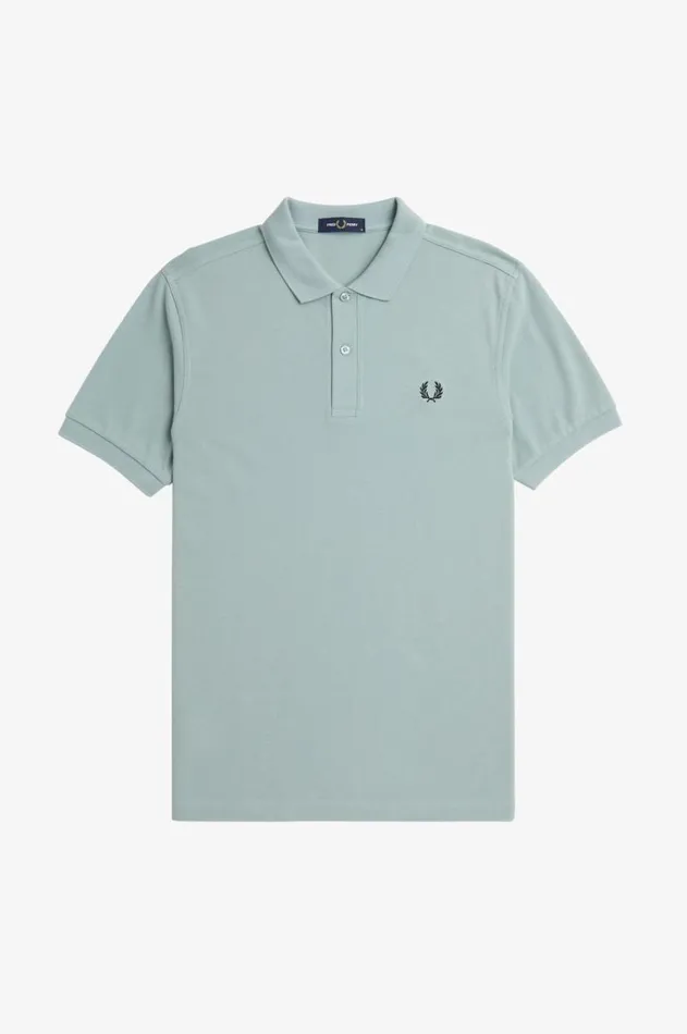 Men Polo Shirts Fred Perry M6000 Silver Blueblack