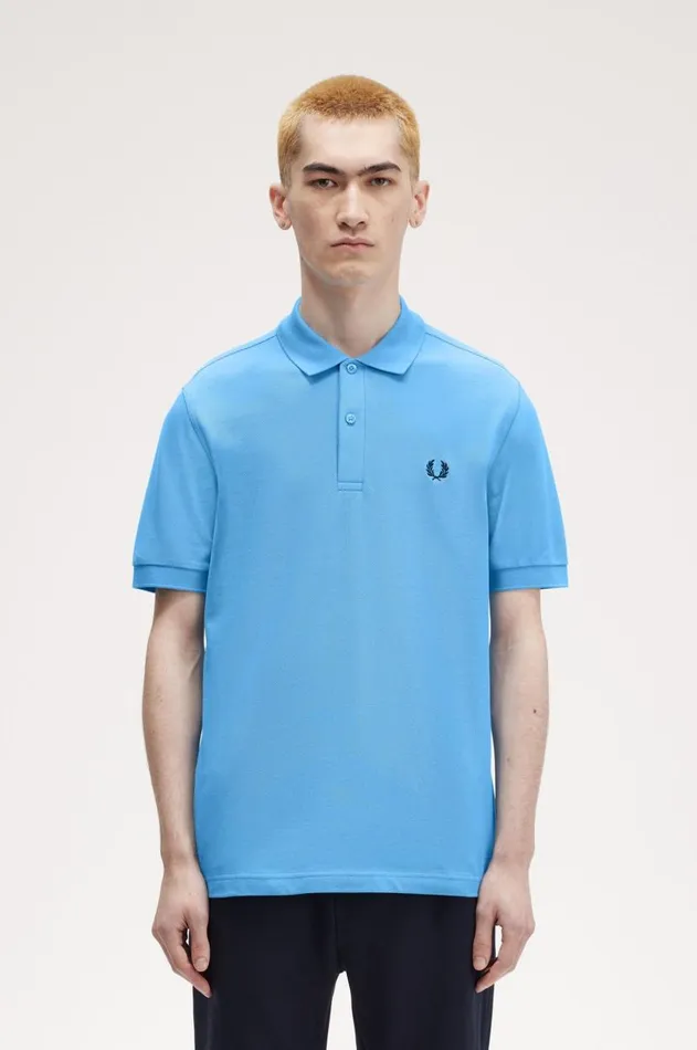 Men Polo Shirts Fred Perry M6000 Soft Blueblack