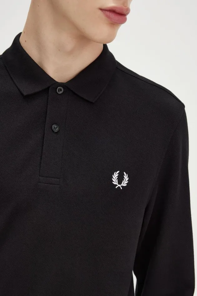 Men Polo Shirts Fred Perry M6006 Blackwhite