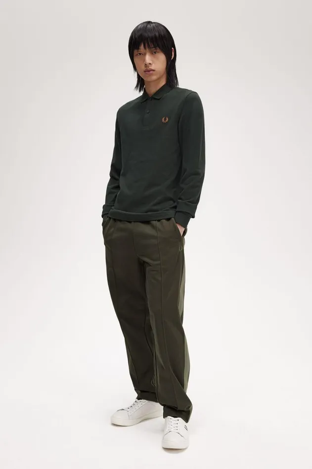 Men Polo Shirts Fred Perry M6006 Night Greenmarmalade
