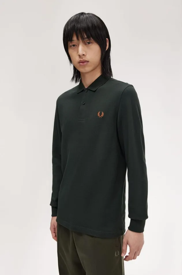 Men Polo Shirts Fred Perry M6006 Night Greenmarmalade