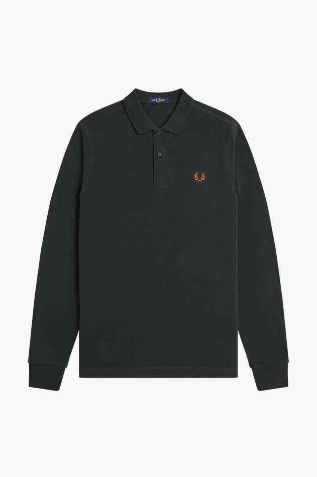 Men Polo Shirts Fred Perry M6006 Night Greenmarmalade