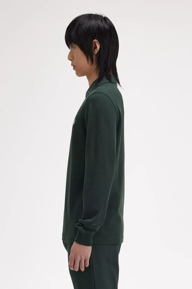 Men Polo Shirts Fred Perry M6006 Nightgreensnow White