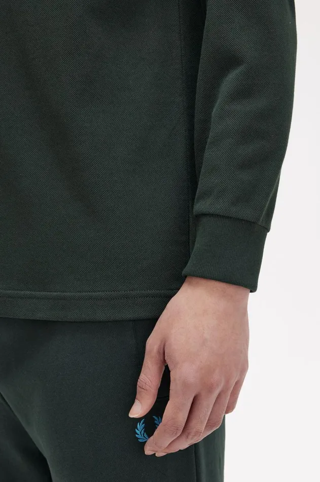 Men Polo Shirts Fred Perry M6006 Nightgreensnow White