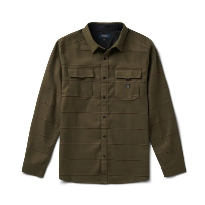Men Roark Flannels Diablo Long Sleeve Flannel Military 2