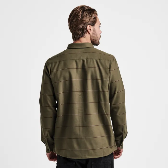 Men Roark Flannels Diablo Long Sleeve Flannel Military 2
