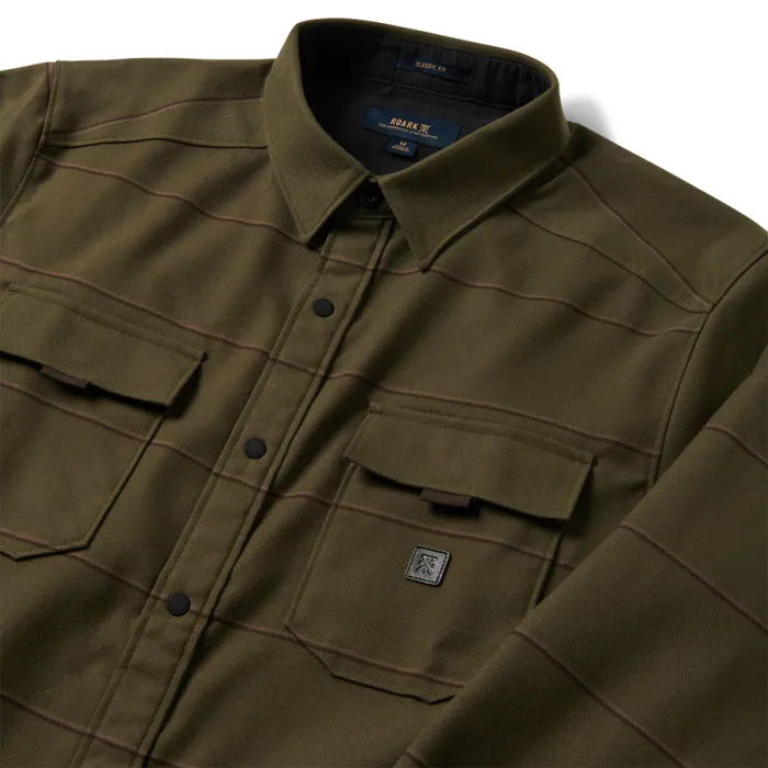 Men Roark Flannels Diablo Long Sleeve Flannel Military 2