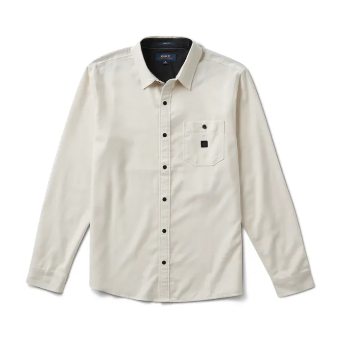 Men Roark Flannels Nordsman Light Long Sleeve Flannel Almond Paste