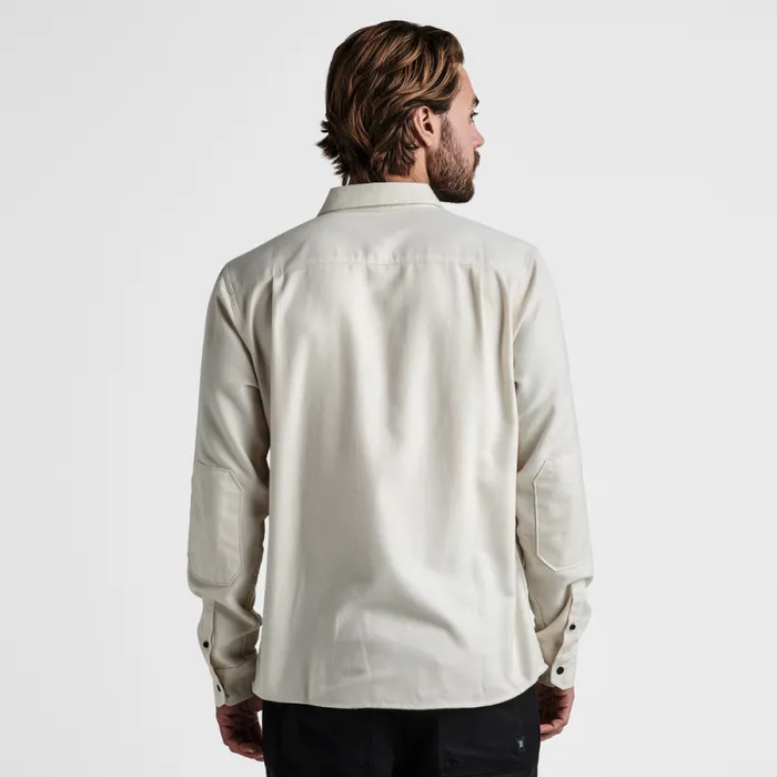 Men Roark Flannels Nordsman Light Long Sleeve Flannel Almond Paste