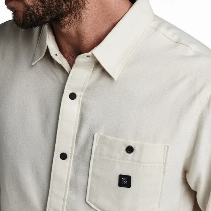 Men Roark Flannels Nordsman Light Long Sleeve Flannel Almond Paste