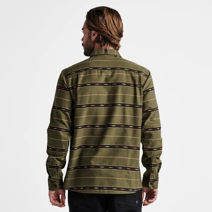 Men Roark Flannels Nordsman Light Long Sleeve Flannel Antico Military