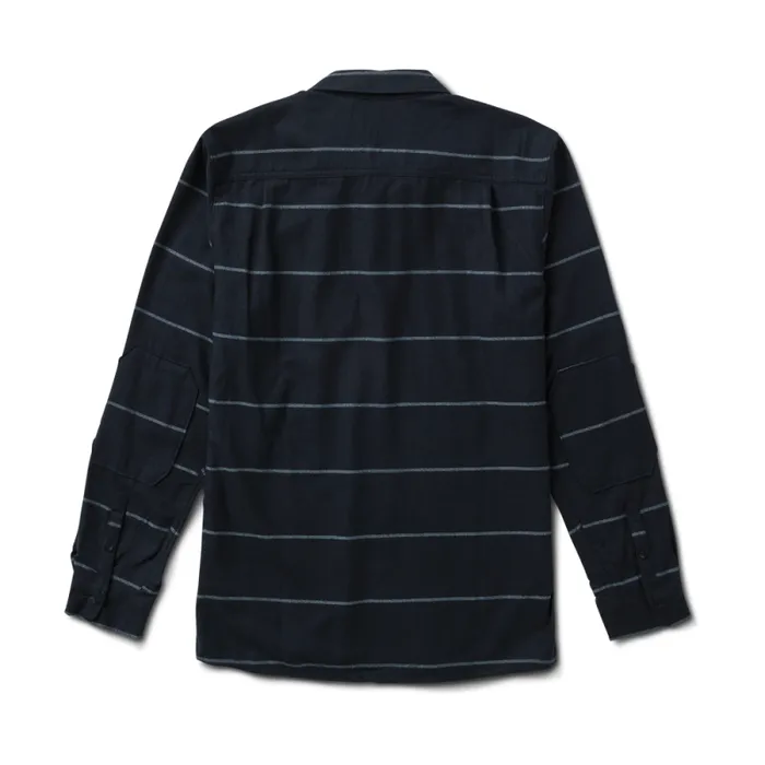 Men Roark Flannels Nordsman Light Long Sleeve Flannel Dark Navy