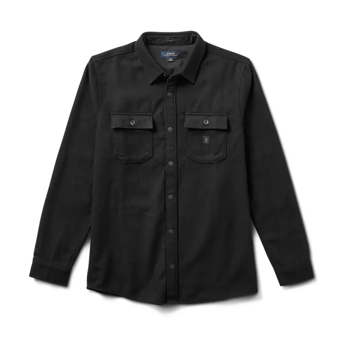 Men Roark Flannels Nordsman Long Sleeve Flannel Black