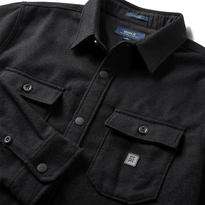 Men Roark Flannels Nordsman Long Sleeve Flannel Black