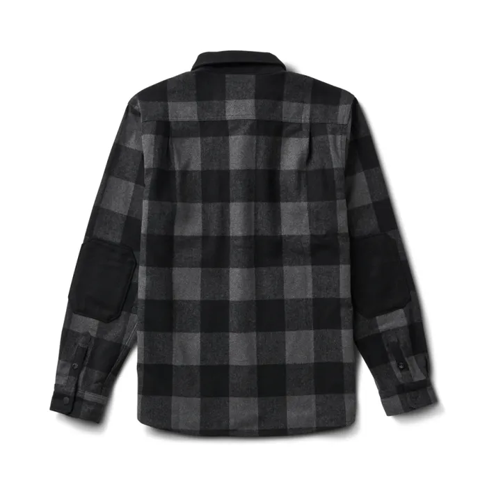 Men Roark Flannels Nordsman Long Sleeve Flannel Charcoal Plaid