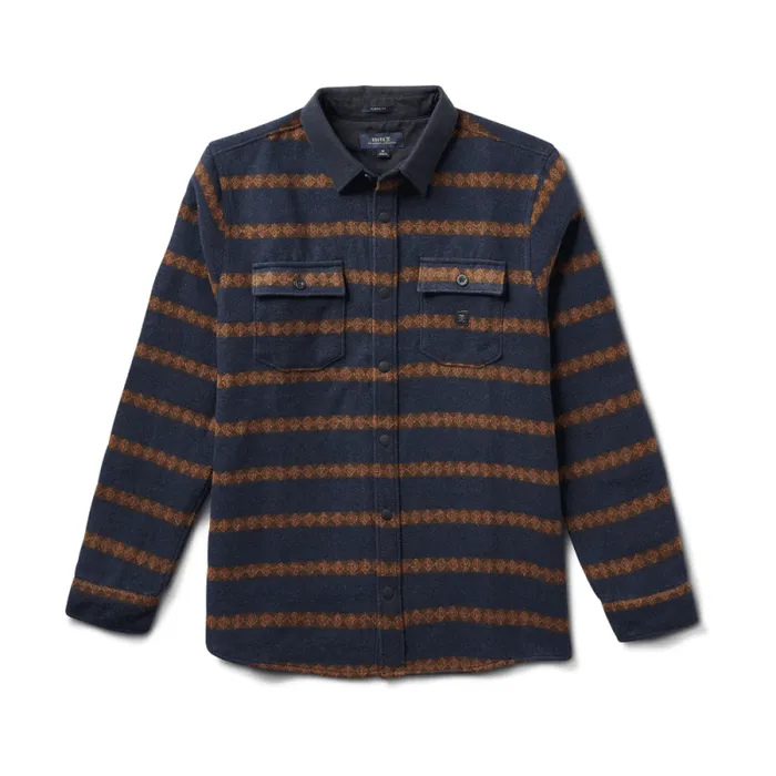 Men Roark Flannels Nordsman Long Sleeve Flannel Dark Navy 2