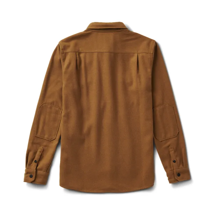 Men Roark Flannels Nordsman Long Sleeve Flannel Embroidered Dark Bronze