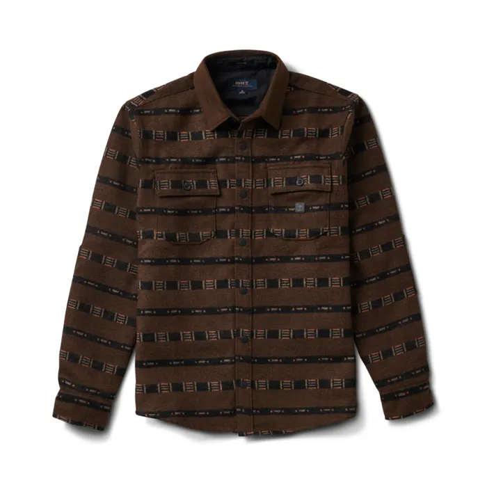 Men Roark Flannels Nordsman Long Sleeve Flannel Wagara Coffee