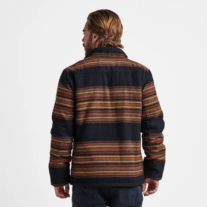 Men Roark Jackets and Vests Axeman Jacket Dark Navy Stripes