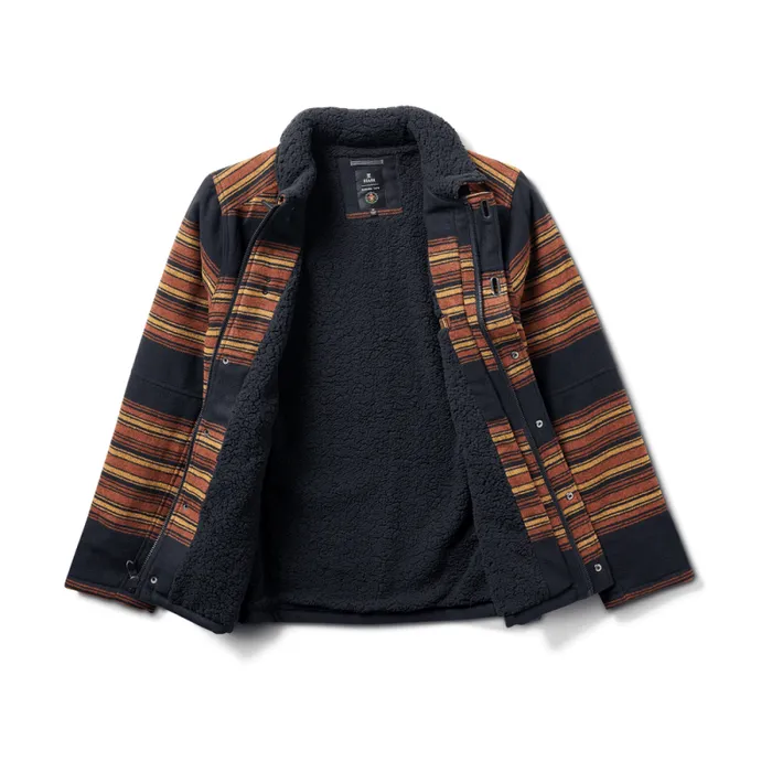Men Roark Jackets and Vests Axeman Jacket Dark Navy Stripes