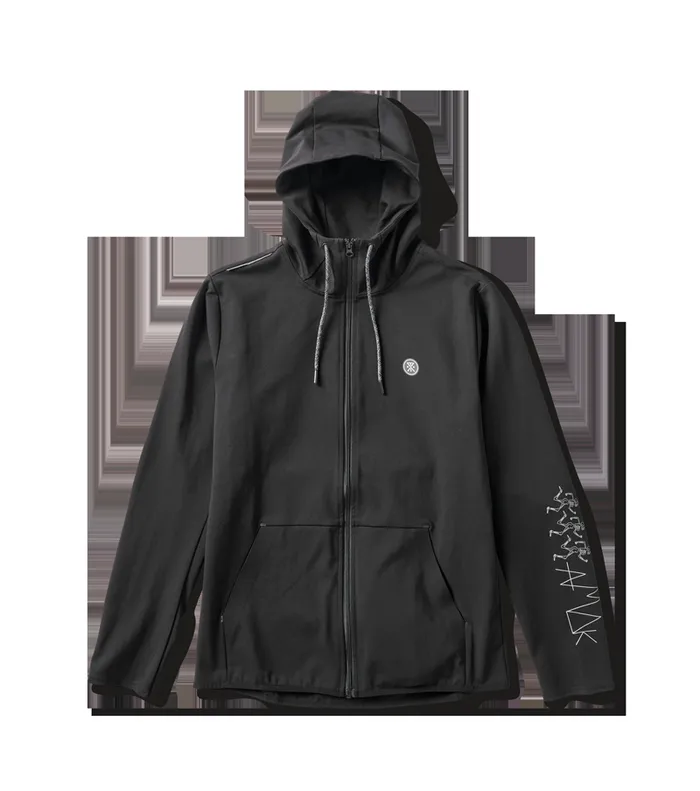 Men Roark Jackets and Vests El Morro Fleece Hoodie Black