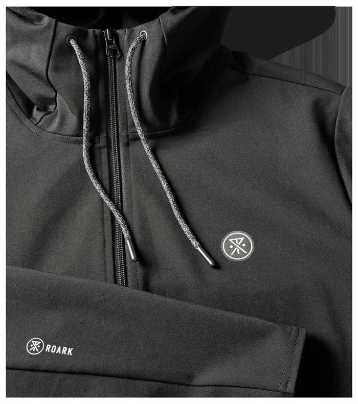 Men Roark Jackets and Vests El Morro Fleece Hoodie Black